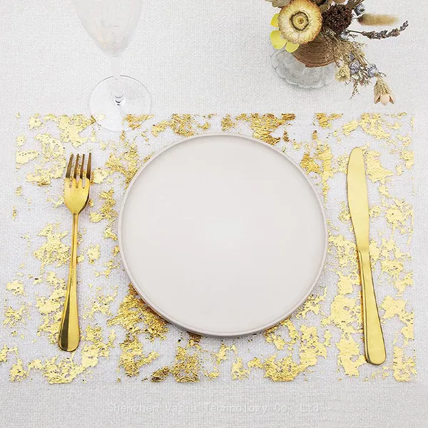 Gold Table Runner Glitter Mesh Roll for Wedding Birthday Banquet Christmas Decorations photo-2