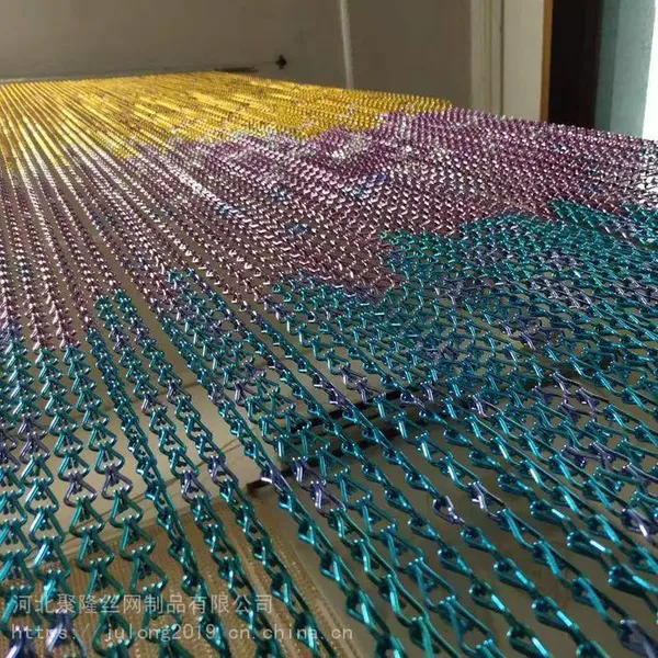 Antique Bronze Metal Decorative Mesh for Museum Display Cases