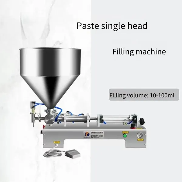 Dg-100 Pneumatic Paste Quantitative Filling Machine, Semi-automatic Small-scale Sesame Oil and Sesame Paste Filling and Sub-packing Machine, in Stock photo-5