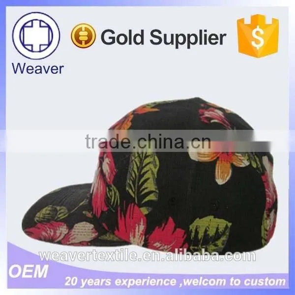 Wholesale Products Blank Corduroy 5 Panel Hat Bandana Snapback Hat photo-2