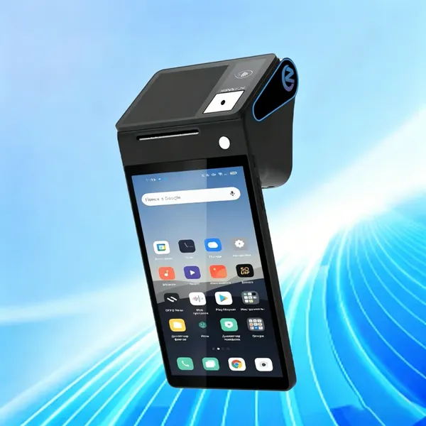POS PDA Receipt Printer Android 14 and 58mm High Speed Thermal Printer 8'' Touch Screen. Handheld Mobil Point of Sale Tablet Support 5G photo-4