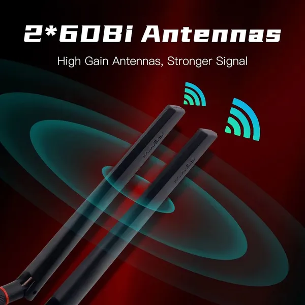 Network Wifi7 Card 802.11WiFi 7 FV-BE8800 BE200 Pcie Wireless Adapter Bluetooth 5.4 Tri-band 2.4G/5G/6GHz be For PC photo-3