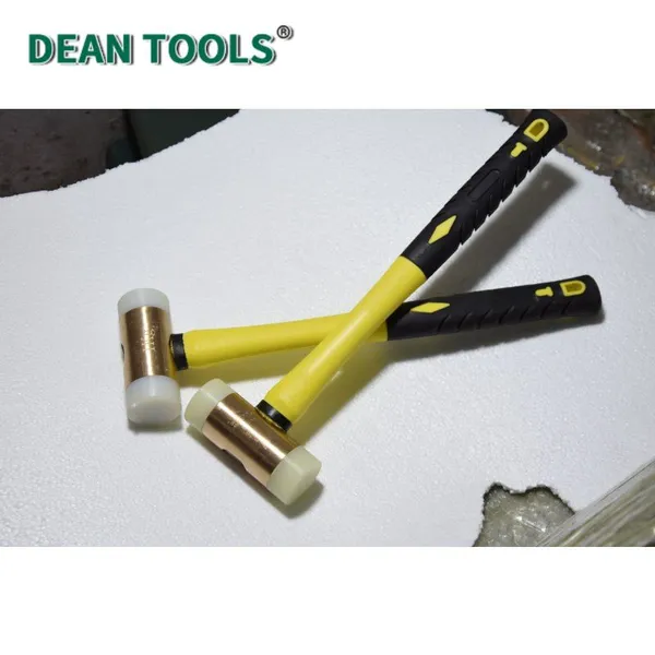 Non-Sparking Nylon Hammer, 400mm Length, Beryllium Copper Core for Safe Operation photo-4