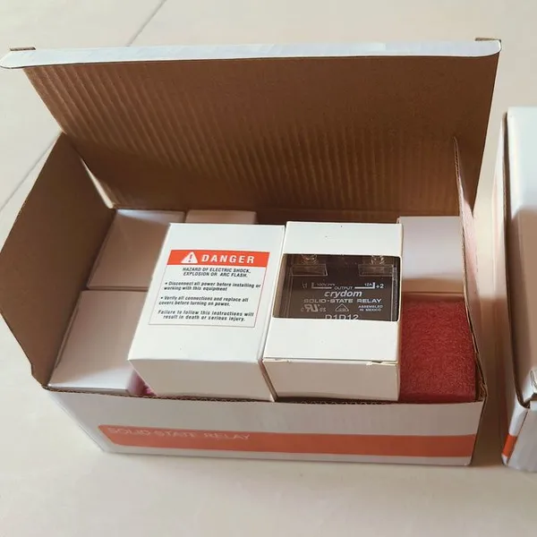 Crydom DC Solid State Relay D1D07 D1D12 D1D20 D1D40 D1D60 D1D80 D1D100 Single Phase DC Output SSR Relay for Industrial Automation