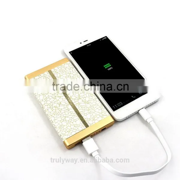 OEM/ODM 8000mah Mobile Leather Power Bank photo-4