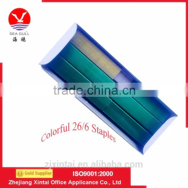 Hot Selling Good Use 24/6 Colorful Staples , 26/6 Colorful Staples photo-6