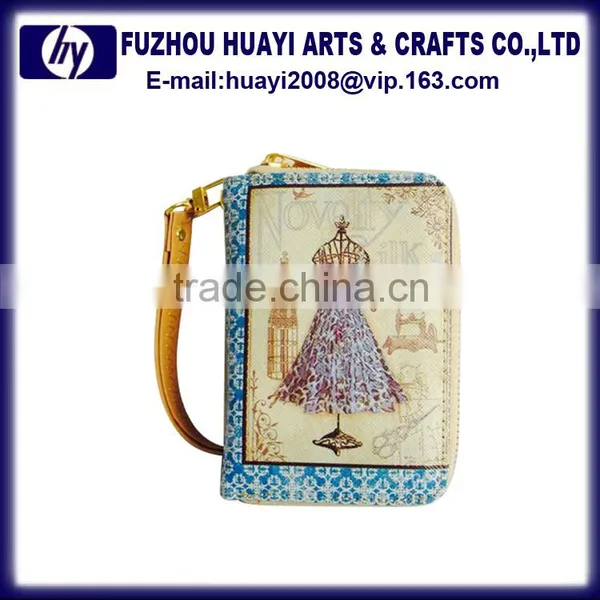 Hot Selling Cheap Price Promotional PU Simple Lady Wallet