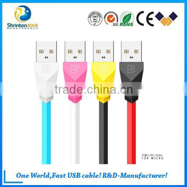 Remax TPE Copper Core 2.1A Safety and Fast Charging for Android and Iphone5/6 photo-4