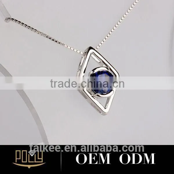 Hot Sale Fashion 925 Silver Jewerly American Diamond Necklace Sets photo-6