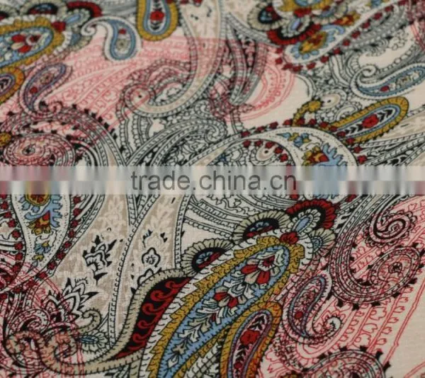 THE BEAUTIFUL PRINTING FABRIC RAYON JACQUARD PRINTING FABRIC 60S*60S photo-2