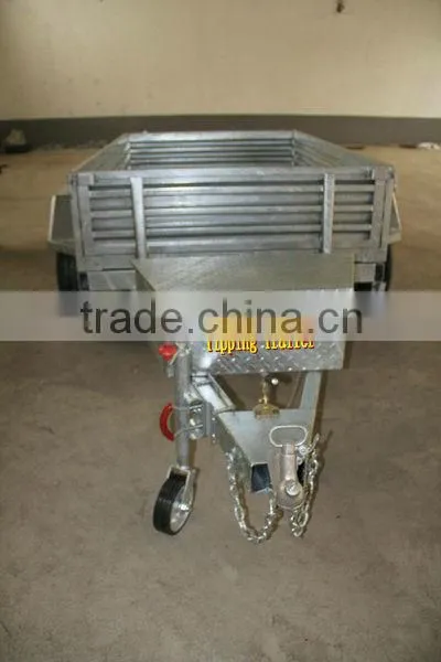 Hot Dipped Galvanized Hydraulic Tipping Box Trailer/ Tipper Trailer/ Farm Trailer photo-2