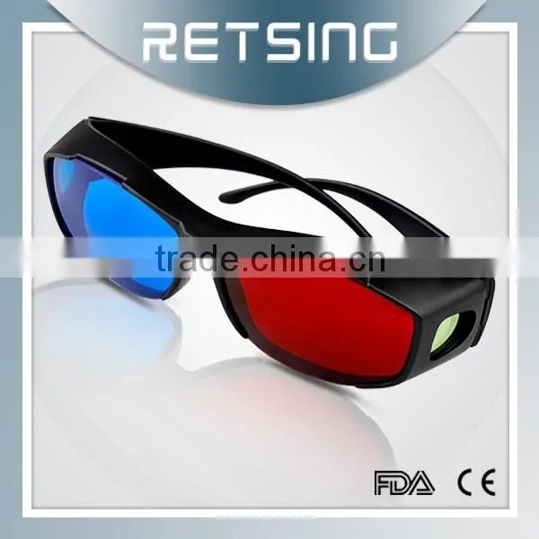 Red / Blue Lens 3D Glasses to Watch 3D Movies at Computer photo-4