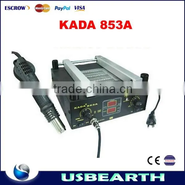High Quality KADA 853A IRDA Digital Soldering Hot Air Preheater + Hot Air Gun Holder