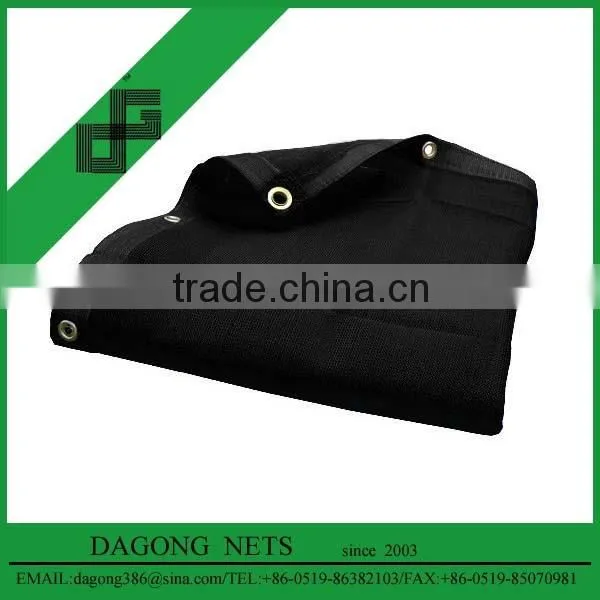 Shade Net Shade Tarp Construction Fence Tarp Dust and Wind Tarp Canopy Shade Panel Koi Pond Screen 18'x24' Black photo-2