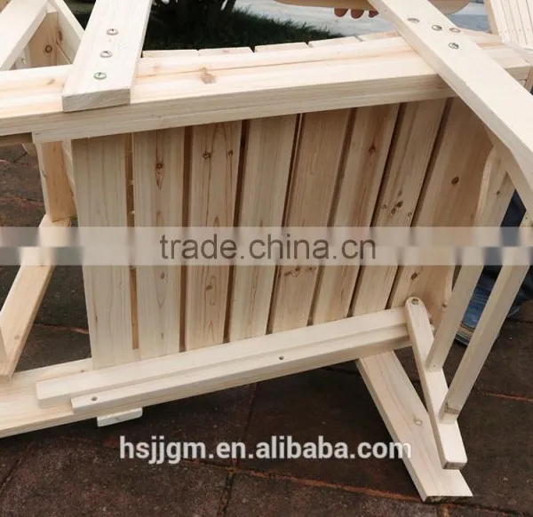 Outdoor Wooden Adirondack Garden Chair photo-5