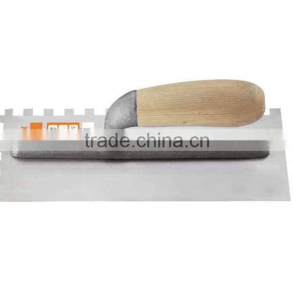 KAPRIOL SERRATED PLASTERING TROWEL TRI-COMPONENT HANDLE photo-2