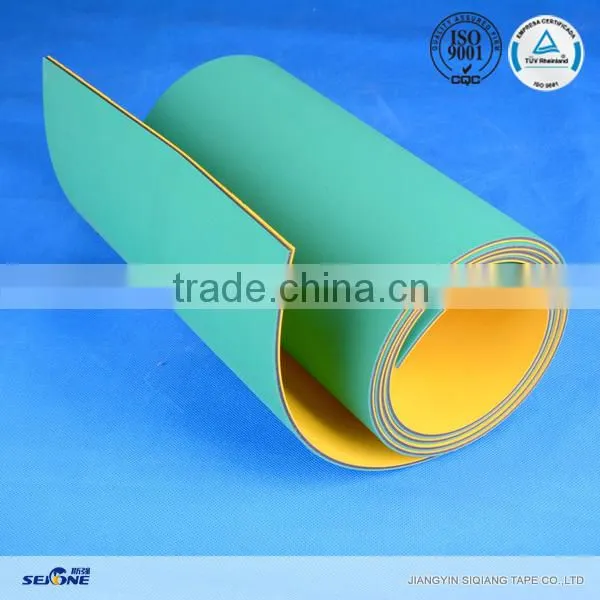 GY-22N10 2.2MM Yellow/green Nylon Base Power Transmission Belt Ring Spinning Frames Belt