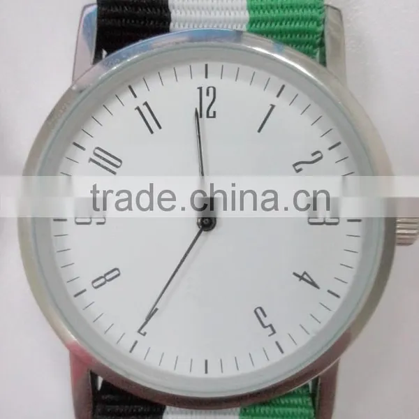 2016 Hot Fashion Slim Case Nylon Strap Watch, Minimalist Watch Face Quality Men's Watch, Stainless Steel Back Men's Watch photo-2