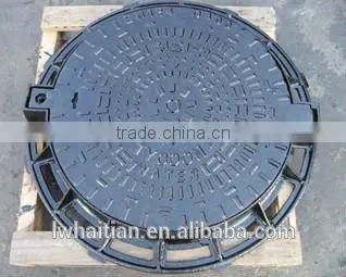 Round Bitumen Coating Cast Iron Manhole photo-2