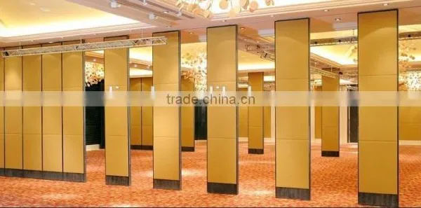 Aluminium Movable Partition Wall and Folding Wooden Partition Acoustic Movable Partition for Banquet Hall photo-4