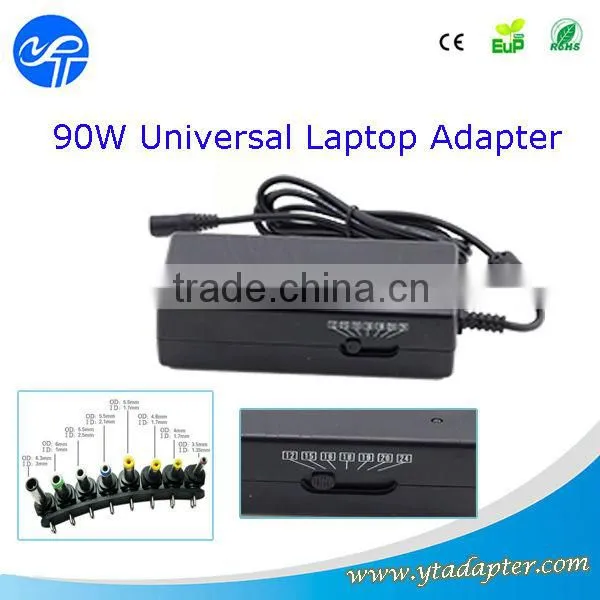 90W 15V-24V Adjustable Current Power Supply With 8 Tips