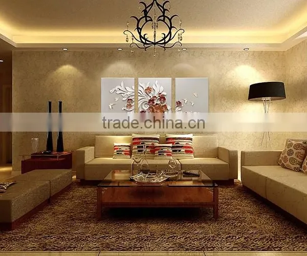 2015 Wall Hanging Fine Figurine Style and Handmade Flower Painting photo-6