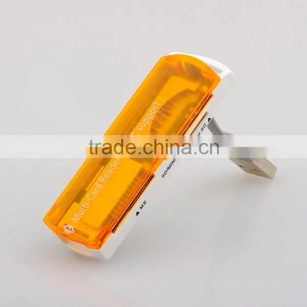 Multi USB 2.0 Card Reader for SD, MS, M2, Microsd With 4 Slot photo-3