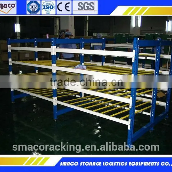 2015 Hot Sale Roller Slides Pipe Flow Through Racking photo-2