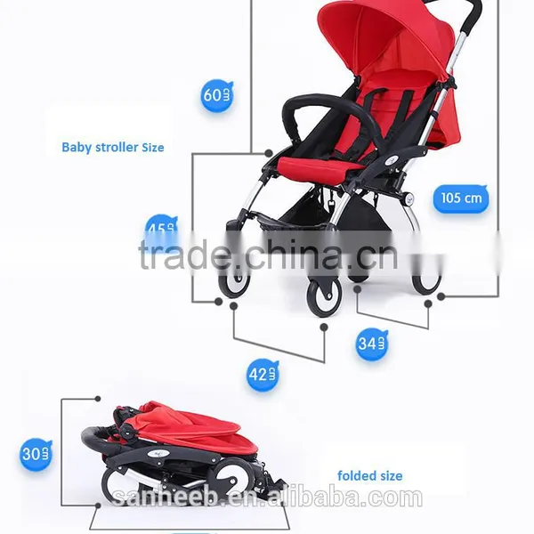 Hot-selling Lightweight Cheap Foldable 2in 1 Baby Stroller photo-3