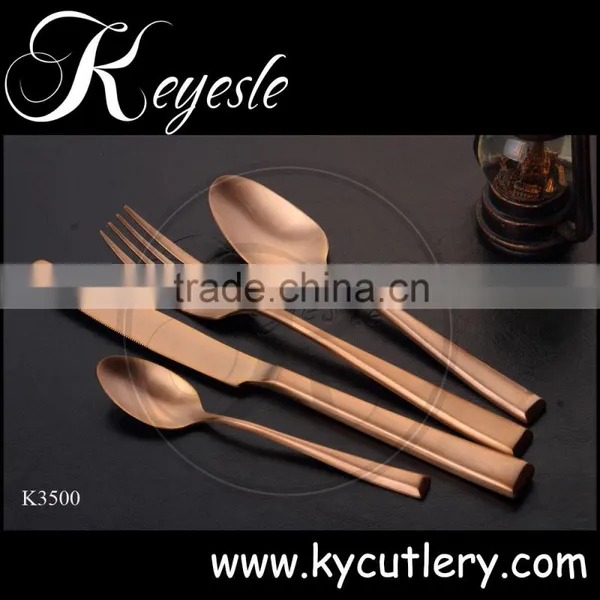 Black Flatware Set,cutlery Gold Plated 24 Pcs,black Cutlery photo-3
