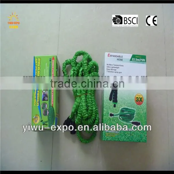 75 FT Green Flexible Portable Expandable Garden Car Water Hose