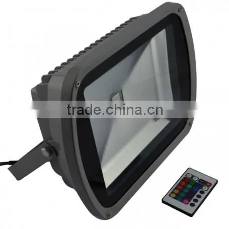 LED Flood Light 60W Led Floodlight IP65 Integrated Grey RGB Led Flood Light photo-2