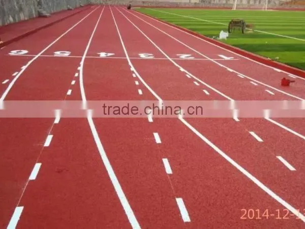 High Quality Low Price IAAF Certification Compound Running Track, Sandwich System Sports Running Track photo-6
