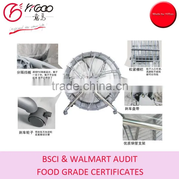 ABS+ALUMINUM Ferris Wheel Designed Shoe Rack,can Keep 20-30 Pair Shoes photo-4