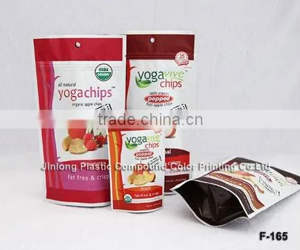 Custom Printed Zipper Plastic Bag, Snack Bag, Stand up Pouch photo-3