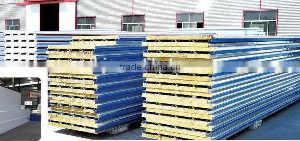 Core Material Color Steel Sandwich Panel, Corrugated Steel Sheet