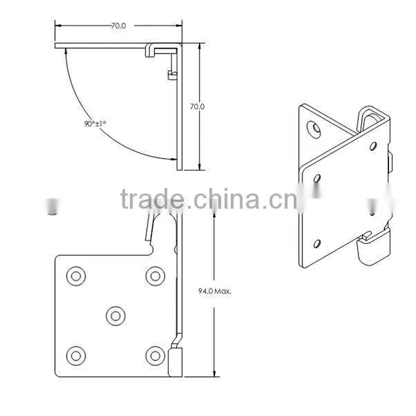 Bed Bracket,bed Holder,bed Hang With 2 Bent Angles photo-6