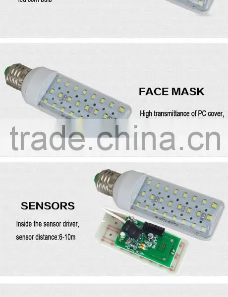 Promotional Products 5w LED Corn Light Motion Sensor Specialized for Hotel Corridor photo-2