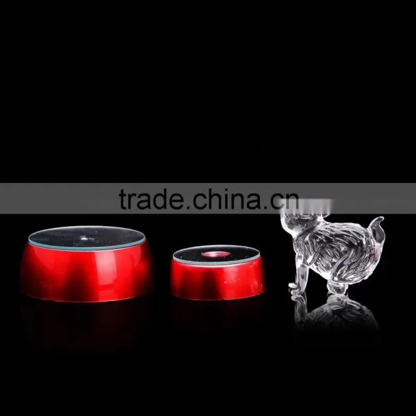 Wholesale New Design Rabbit Figurine Make Glass Figurines for Home Decration