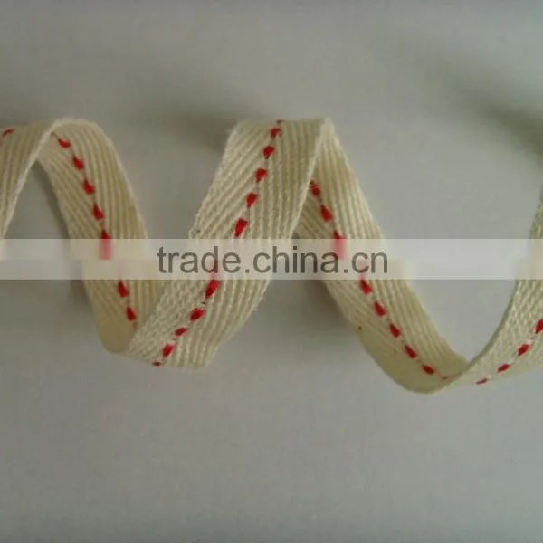 Wholesale Saddle Stitched Cotton Ribbon photo-2