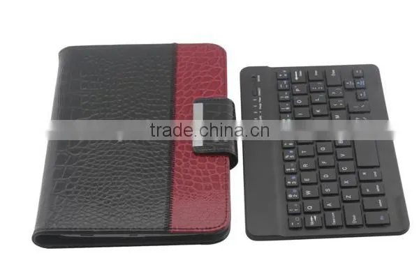 Bluetooth Keybaord for Ipad Air,ultra-thin Keyboard Case for Ipad Mini,emboassed Keyboard for Apple Ipad photo-3