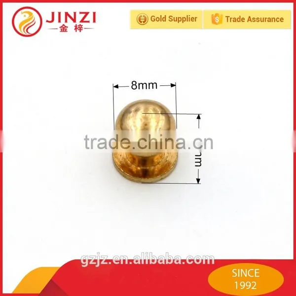Hardware Copper and Nickel Round Head and Flat Head Rivet photo-2