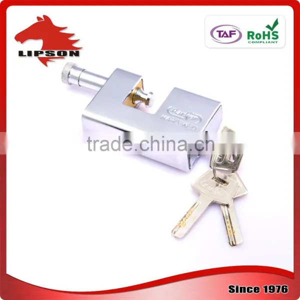 LS-301 Normal Key Amour Plated Rectangular Padlock photo-3