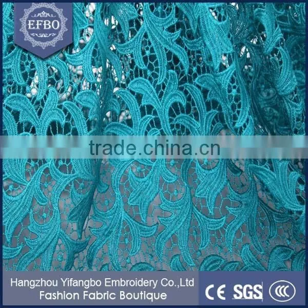 Guipure Lace/cupion Lace Fabric Embroidery George for Indian Bridal Lace Fabric photo-2
