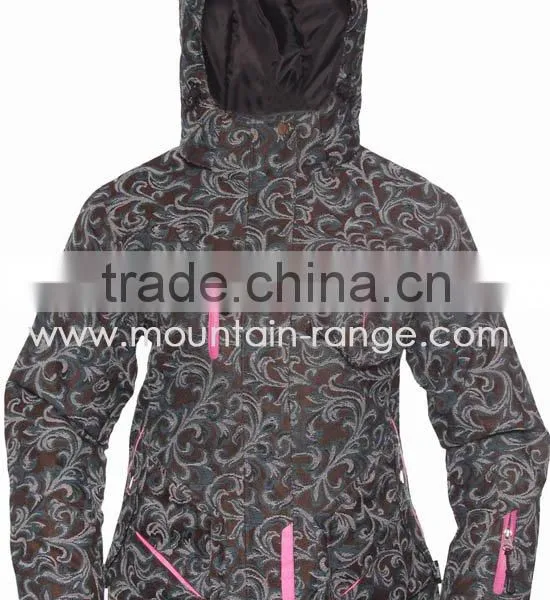 Ladies' Waterproof Ski Jacket With Detachable Hood(WL9313D) photo-2