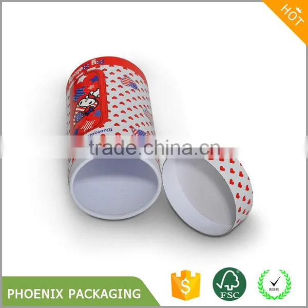 Decorative Cardboard Boxes Round Paper Cylinder Boxes Round Cardboard Boxes With Lids photo-4