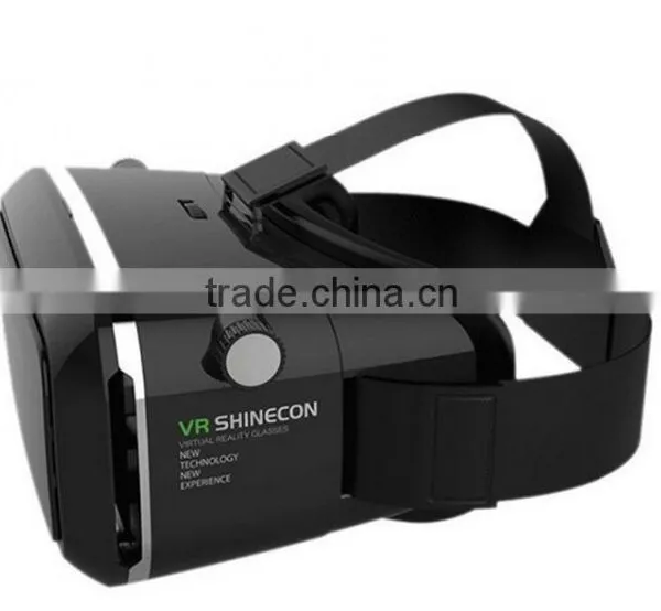 Vr Shinecon 3d Glasses For Pc Games/movies/xbox With Blue Tooth Remote Vr 3d Glasses Virtual Reality photo-3