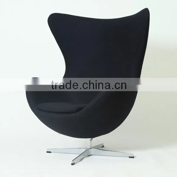Arne Jacobsen Furniture Replica Egg Shaped Fiberglass Shell Swivel Lounge Chair photo-4