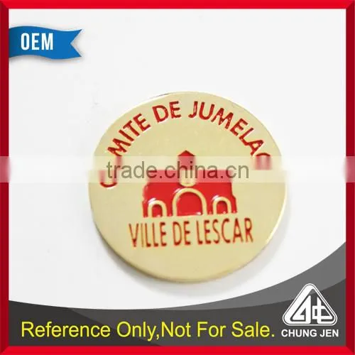 Wholesale Blank Market Cart Soft Cloisonne Custom Trolley Token photo-6