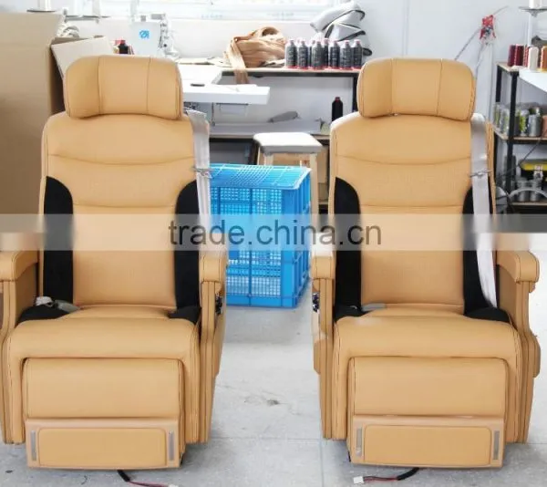 Luxury Car Seat for Kinds of MPV Conversion With Adjustable Foofrest Headrest photo-4